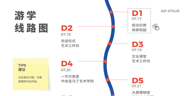 2023广美附中AIP英国游学线路图